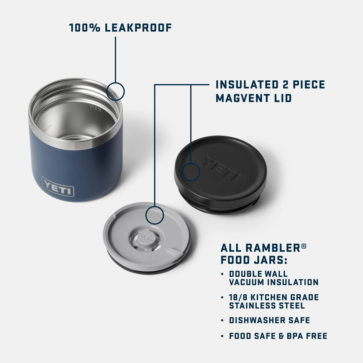 8 oz Insulated Food Jar - US 6368